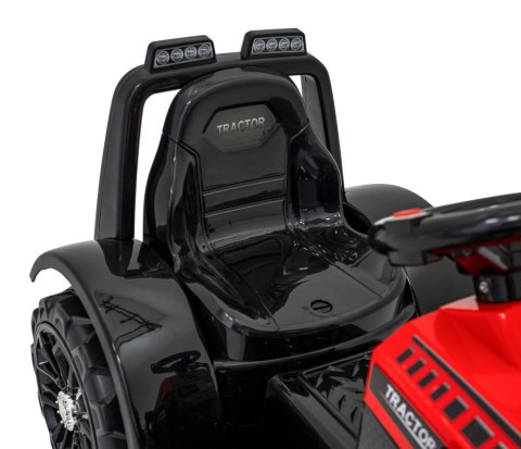 Traktor Spychacz G320 dla najmłodszych dzieci Czerwony + Ruchoma łyżka + Melodie + Klakson + Światła LED Traktor Spychacz G320 dla najmłodszych dzieci Czerwony + Ruchoma łyżka + Melodie + Klakson + Światła LED