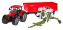 Traktor do przewracania siana z wywrotką dla dzieci 3+ Ruchome elementy + Napęd friction Traktor do przewracania siana z wywrotką dla dzieci 3+ Ruchome elementy + Napęd friction