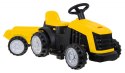 Traktor z Przyczepą Żółty Traktor z Przyczepą Żółty