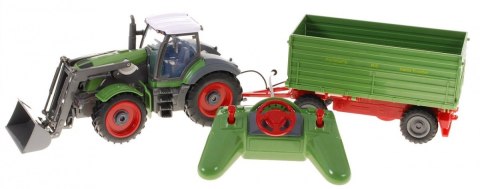 Traktor z koparką i przyczepą dla dzieci 3+ Zdalnie sterowany + Ruchome elementy Zielony Traktor z koparką i przyczepą dla dzieci 3+ Zdalnie sterowany + Ruchome elementy Zielony