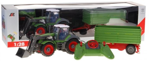 Traktor z koparką i przyczepą dla dzieci 3+ Zdalnie sterowany + Ruchome elementy Zielony Traktor z koparką i przyczepą dla dzieci 3+ Zdalnie sterowany + Ruchome elementy Zielony