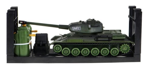 Zdalnie sterowane 2 czołgi T-34 vs Tiger dla dzieci 3+ Strzelające modele + Wielka Bitwa Czołgów Zdalnie sterowane 2 czołgi T-34 vs Tiger dla dzieci 3+ Strzelające modele + Wielka Bitwa Czołgów