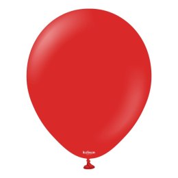 Balony lateksowe Kalisan Red, czerwony 30cm, 100 szt.