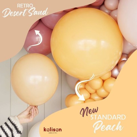 Balony lateksowe Kalisan Retro Desert Sand, beżowy, 30 cm, 100 szt. Balony lateksowe Kalisan Retro Desert Sand, beżowy, 30 cm, 100 szt.