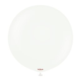 Balony lateksowe White, białe Kalisan 60cm, 2 szt.