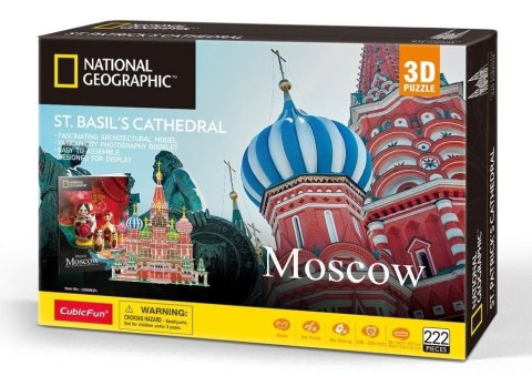 Puzzle 3D Sobór Św. Bazyla National Geographic Puzzle 3D Sobór Św. Bazyla National Geographic