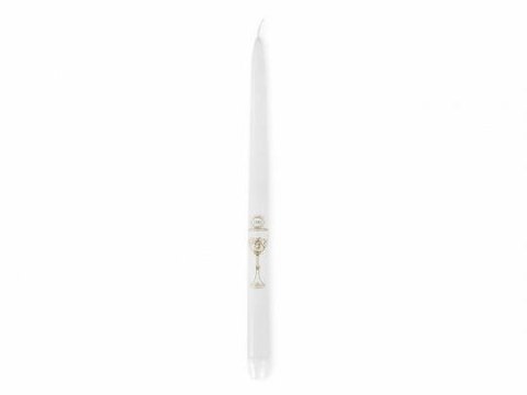 Świeczki komunijne białe, 29 cm, 4 szt