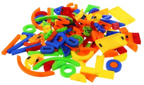 Zestaw kolorowych Magnesów dla dzieci 3+ Zabawka edukacyjna + Cyferki Literki Figury Linie 128 el. Zestaw kolorowych Magnesów dla dzieci 3+ Zabawka edukacyjna + Cyferki Literki Figury Linie 128 el.