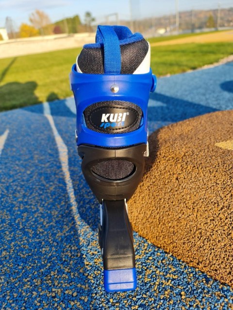 Rolki dla Dzieci Dziecięce Regulowane Niebieskie Solidne KUBISPORT r. 39-42 Rolki dla Dzieci Dziecięce Regulowane Niebieskie Solidne KUBISPORT r. 39-42