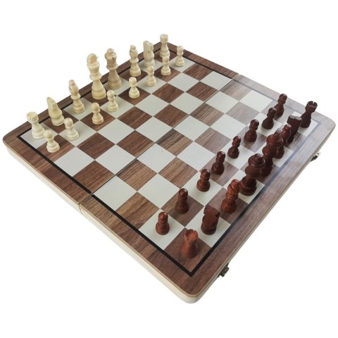 Drewniane Szachy Warcaby Magnetyczne Tradycyjne MASTER 39 x 39 cm Drewniane Szachy Warcaby Magnetyczne Tradycyjne MASTER 39 x 39 cm