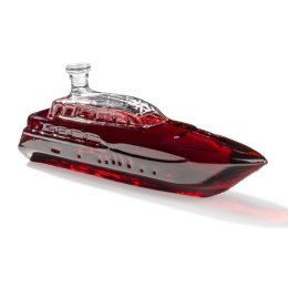 Karafka Yacht 1L - akcesoria do whisky - w kształcie luksusowego jacht -u