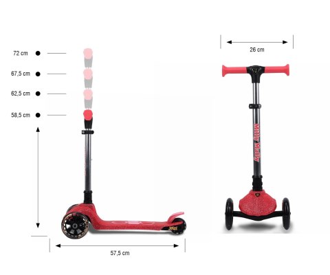 Milly Mally Scooter Jelly Pink Milly Mally Scooter Jelly Pink
