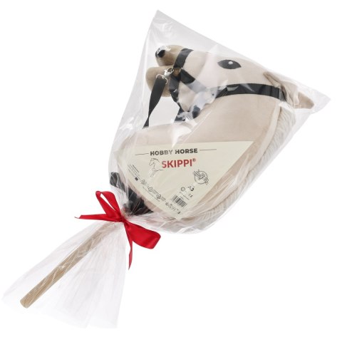 Skippi Hobby Horse z kantarem - Almond - A3 HH - prezent na dzień dziecka Skippi Hobby Horse z kantarem - Almond - A3 HH - prezent na dzień dziecka