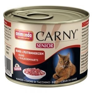 Animonda Cat Carny Senior Wołowina I Serca Indyka 200g Animonda Cat Carny Senior Wołowina I Serca Indyka 200g