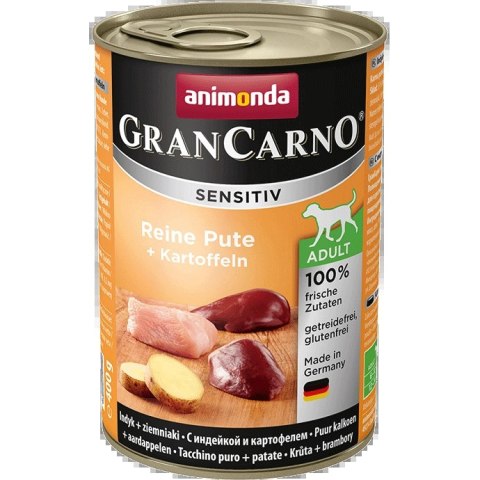Animonda GranCarno Sensitiv Adult Dog Indyk I Ziemniaki 400g Animonda GranCarno Sensitiv Adult Dog Indyk I Ziemniaki 400g