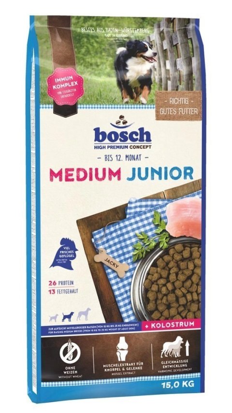 BOSCH Medium Junior 15kg BOSCH Medium Junior 15kg