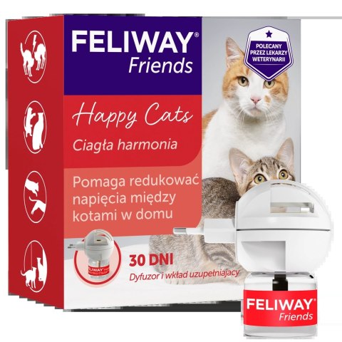 Ceva Animal Health Polska Sp. Z O.o Feliway Friends Dyfuzor 48ml + Wkład 48ml Ceva Animal Health Polska Sp. Z O.o Feliway Friends Dyfuzor 48ml + Wkład 48ml