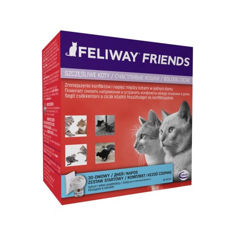 Ceva Animal Health Polska Sp. Z O.o Feliway Friends Dyfuzor 48ml + Wkład 48ml Ceva Animal Health Polska Sp. Z O.o Feliway Friends Dyfuzor 48ml + Wkład 48ml