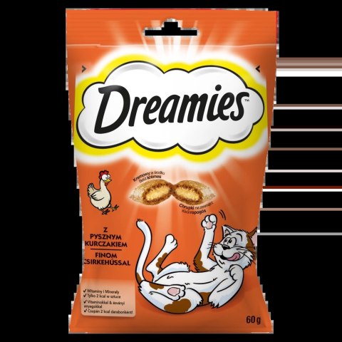 DREAMIES Przysmak Dla Kota Z Kurczakiem 60g DREAMIES Przysmak Dla Kota Z Kurczakiem 60g