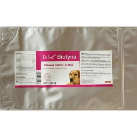 Dolfos Dolvit Biotyna Proszek 1000g Dolfos Dolvit Biotyna Proszek 1000g