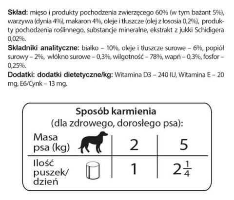 Dolina Noteci Premium Dla Psów Małych Ras Z Bażantem, Dynią I Makaronem 185g Dolina Noteci Premium Dla Psów Małych Ras Z Bażantem, Dynią I Makaronem 185g
