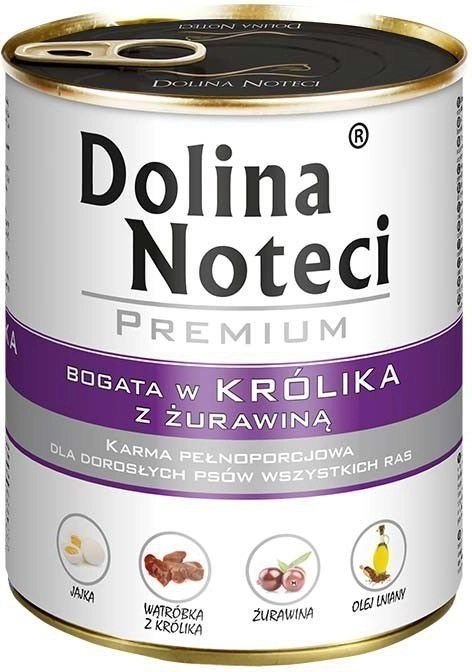Dolina Noteci Premium Królik Z Żurawiną 800g Dolina Noteci Premium Królik Z Żurawiną 800g