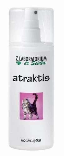 Laboratorium DermaPharm Dr Seidel Atraktis Preparat Z Kocimiętką Dla Kotów 100ml Laboratorium DermaPharm Dr Seidel Atraktis Preparat Z Kocimiętką Dla Kotów 100ml