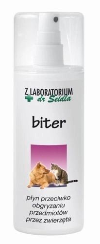 Laboratorium DermaPharm Dr Seidel Biter Płyn Przeciwko Obgryzaniu Przedmiotów Przez Zwierzęta 100ml Laboratorium DermaPharm Dr Seidel Biter Płyn Przeciwko Obgryzaniu Przedmiotów Przez Zwierzęta 100ml