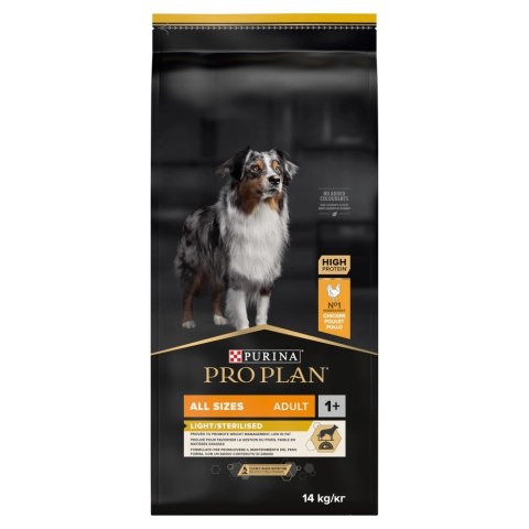Purina Pro Plan Adult Light Optiweight Sterilised Kurczak I Ryż 14kg Purina Pro Plan Adult Light Optiweight Sterilised Kurczak I Ryż 14kg