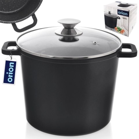 Garnek granitowy ze szklaną pokrywką wysoki GRANDE 7,6 l Garnek granitowy ze szklaną pokrywką wysoki GRANDE 7,6 l