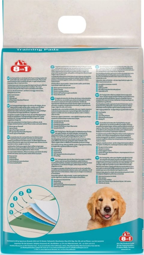 8in1 Mata Absorbująca Training Pads Large Bag 30szt 8in1 Mata Absorbująca Training Pads Large Bag 30szt