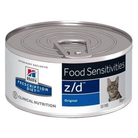 Hill's PD Prescription Diet Feline z/d Food Sensitivities 156g Hill's PD Prescription Diet Feline z/d Food Sensitivities 156g