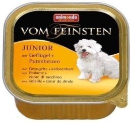 Animonda Dog Vom Feinsten Junior Drób I Serca Indyka 150g