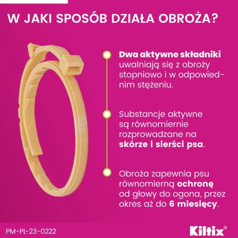 Bayer Kiltix Obroża Na Kleszcze I Pchły Dla Psa 38cm Bayer Kiltix Obroża Na Kleszcze I Pchły Dla Psa 38cm