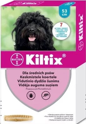 Bayer Kiltix Obroża Na Kleszcze I Pchły Dla Psa 53cm Bayer Kiltix Obroża Na Kleszcze I Pchły Dla Psa 53cm
