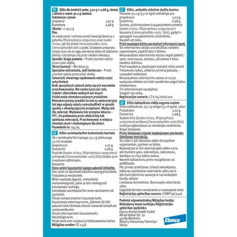 Bayer Kiltix Obroża Na Kleszcze I Pchły Dla Psa 53cm Bayer Kiltix Obroża Na Kleszcze I Pchły Dla Psa 53cm