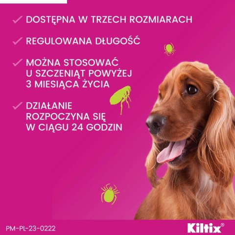 Bayer Kiltix Obroża Na Kleszcze I Pchły Dla Psa 53cm Bayer Kiltix Obroża Na Kleszcze I Pchły Dla Psa 53cm