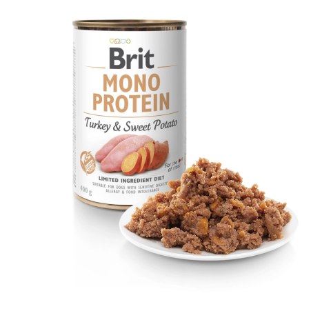 Brit Mono Protein Z Indykiem I Słodkimi Ziemniakami 400g Brit Mono Protein Z Indykiem I Słodkimi Ziemniakami 400g