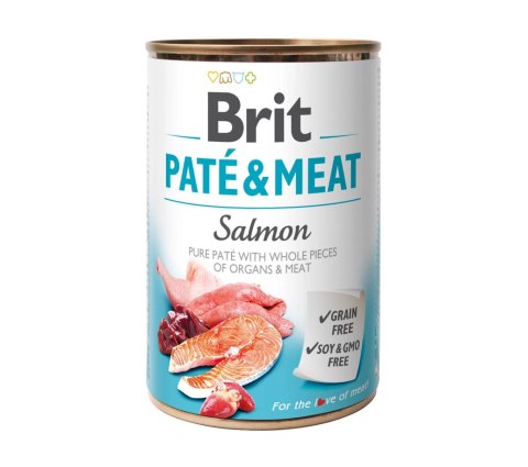 Brit Pate & Meat Z Łososiem 400g Brit Pate & Meat Z Łososiem 400g