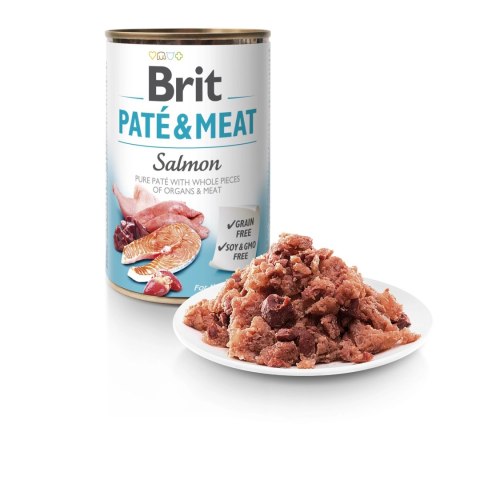 Brit Pate & Meat Z Łososiem 400g Brit Pate & Meat Z Łososiem 400g
