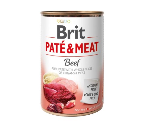 Brit Pate & Meat Z Wołowiną 400g Brit Pate & Meat Z Wołowiną 400g