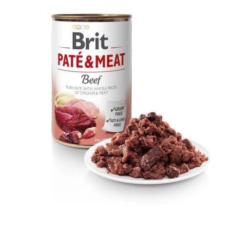 Brit Pate & Meat Z Wołowiną 400g Brit Pate & Meat Z Wołowiną 400g