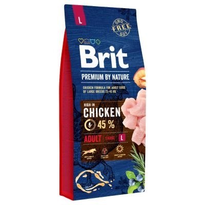 Brit Premium By Nature Adult L Z Kurczakiem 15kg Brit Premium By Nature Adult L Z Kurczakiem 15kg