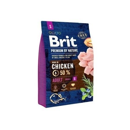 Brit Premium By Nature Adult S Z Kurczakiem 3kg Brit Premium By Nature Adult S Z Kurczakiem 3kg