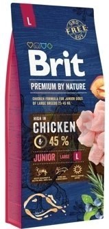 Brit Premium By Nature Junior L Z Kurczakiem 15kg Brit Premium By Nature Junior L Z Kurczakiem 15kg