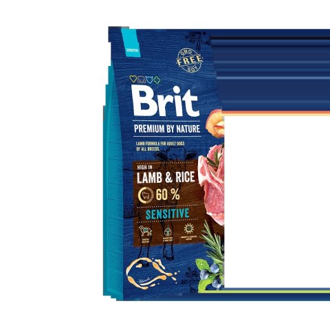 Brit Premium By Nature Sensitive Z Jagnięciną I Ryżem 15kg Brit Premium By Nature Sensitive Z Jagnięciną I Ryżem 15kg
