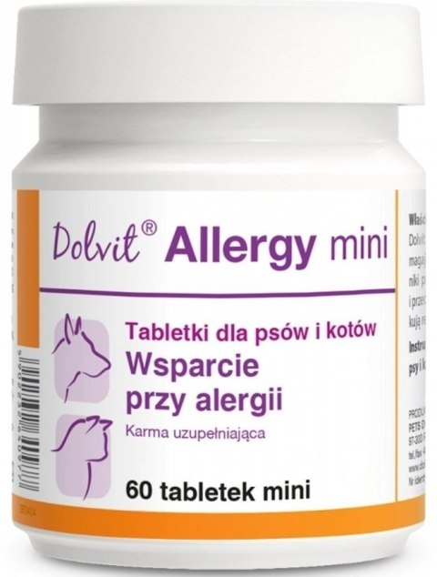Dolfos Dolvit Allergy Mini 60 Tabletek Dolfos Dolvit Allergy Mini 60 Tabletek