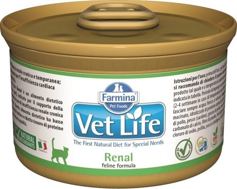 Farmina Vet Life Feline Renal 85g Farmina Vet Life Feline Renal 85g