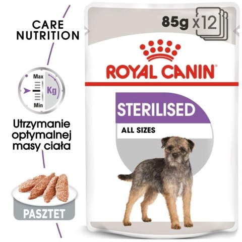 ROYAL CANIN CCN Sterilised Mini Pasztet 12x85g ROYAL CANIN CCN Sterilised Mini Pasztet 12x85g