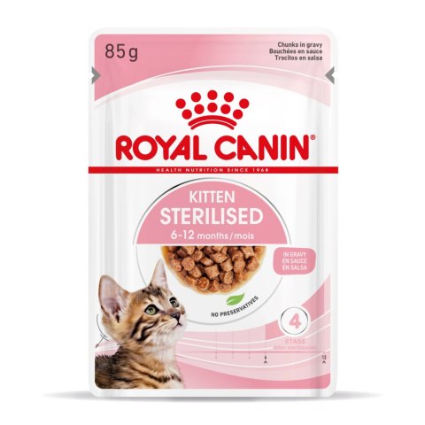 ROYAL CANIN Kitten Sterilised Sauce 12x85g ROYAL CANIN Kitten Sterilised Sauce 12x85g